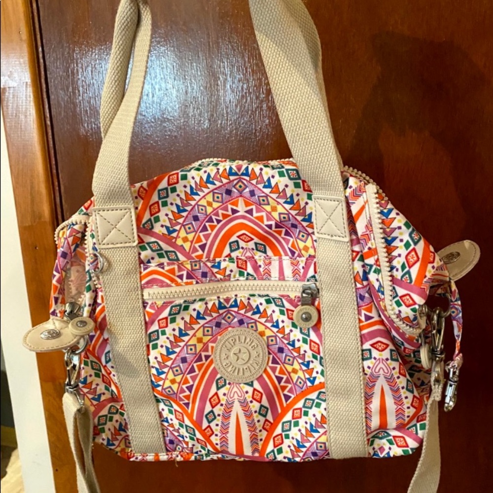 Kipling colourful summer bag